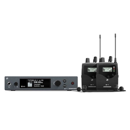 Sennheiser Wireless Stereo Monitoring Twin Set. Includes (1) Sr Iem G4 Stereo 508175